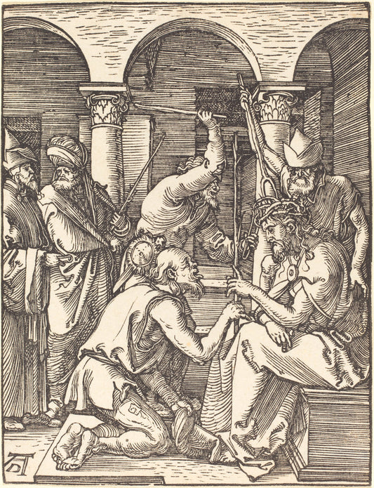 Christ Crowned with Thorns by Albrecht Dürer (German, 1471 - 1528), 16X12"(A3)Poster Print
