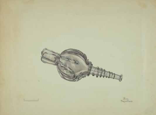 Miniature Bellows Bottle by John Tarantino (American, active c. 1935), 16X12"(A3)Poster Print
