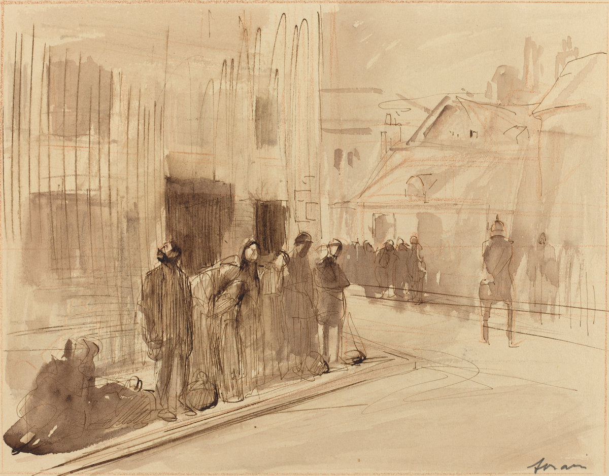 Slavery in the North by Jean-Louis Forain (French, 1852 - 1931), 16X12"(A3)Poster Print