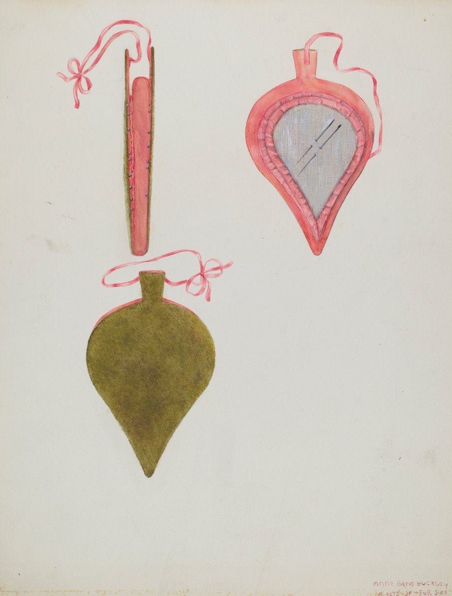 Needle and Pin Case by Ann Gene Buckley (American, active c. 1935), 16X12"(A3)Poster Print