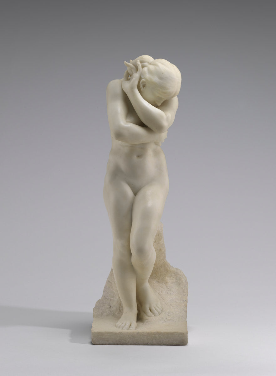 Eve by Auguste Rodin (French, 1840 - 1917), 16X12"(A3)Poster Print