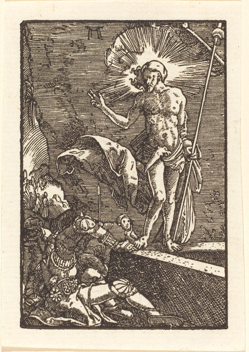 The Resurrection by Albrecht Altdorfer (German, 1480 or before - 1538), 16X12"(A3)Poster Print