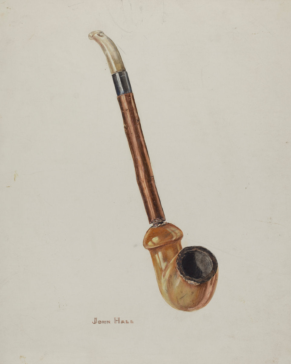 Pipe by John Hall (American, active c. 1935), 16X12"(A3)Poster Print