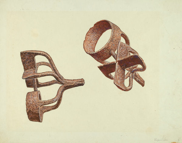 Branding Iron by Eugene Upton (American, active c. 1935), 16X12"(A3)Poster Print