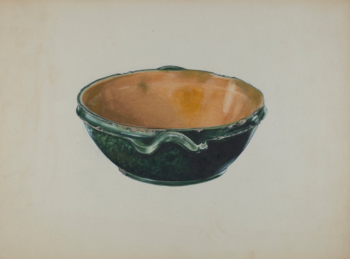 Economite Bowl or Cake Mold by Ralph Atkinson (American, active c. 1935), 16X12"(A3)Poster Print