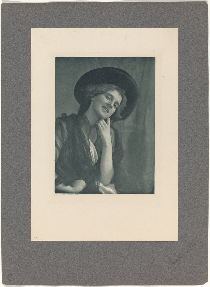 Coquette by Charles I. Berg (American, 1856 - 1926), 16X12"(A3)Poster Print