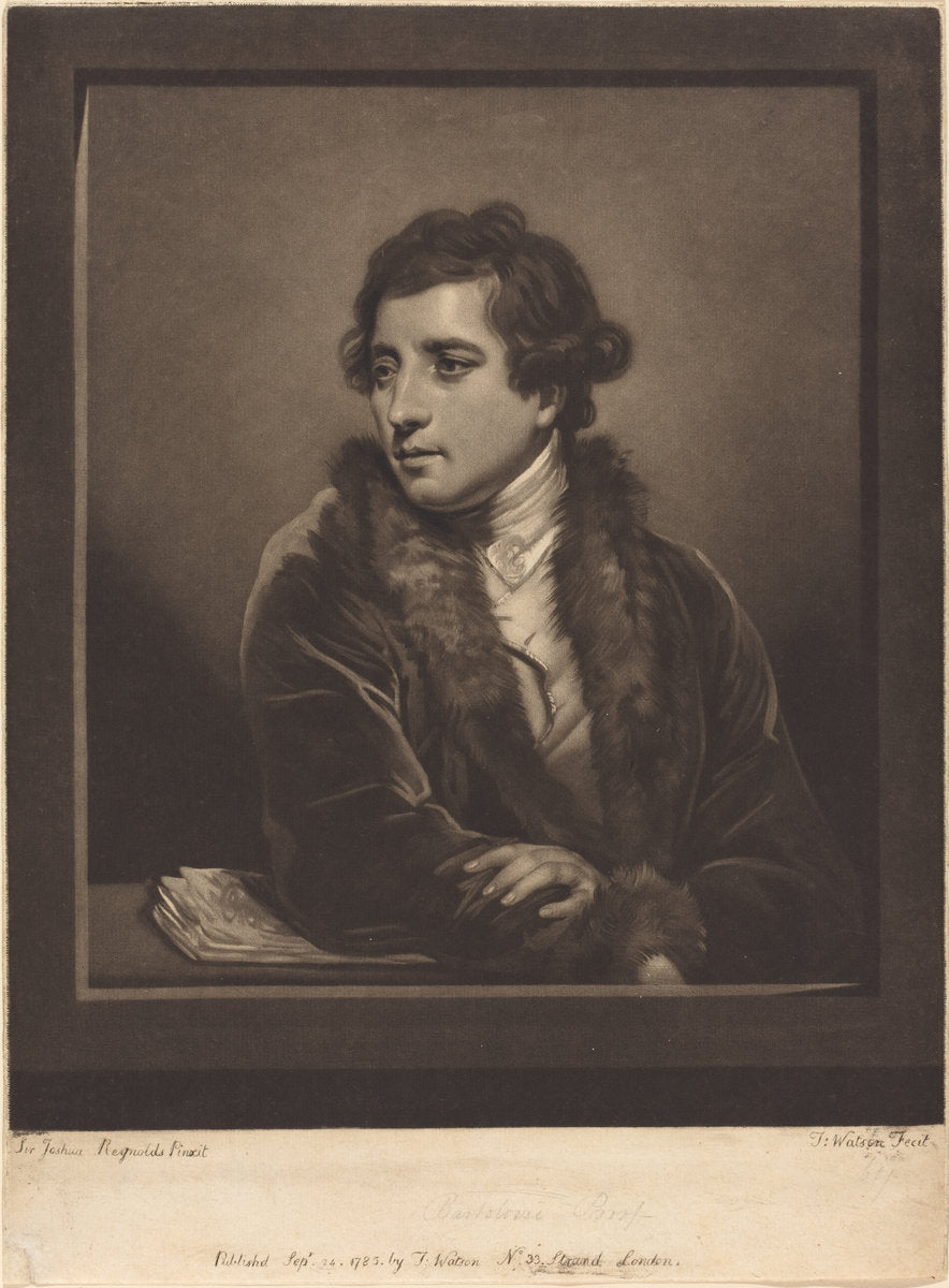 Francesco Bartolozzi by Thomas Watson after Sir Joshua Reynolds (British, 1743 or 1748 - 1781), 16X12"(A3)Poster Print
