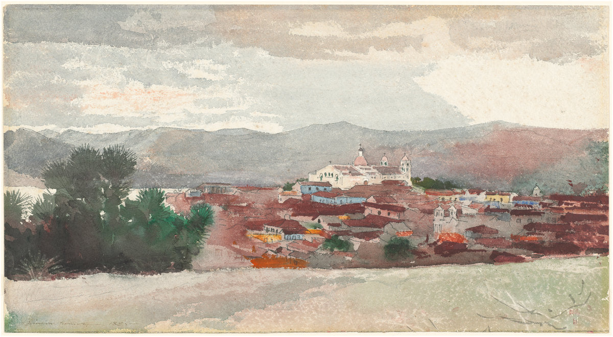 View of Santiago de Cuba by Winslow Homer (American, 1836 - 1910), 16X12"(A3)Poster Print