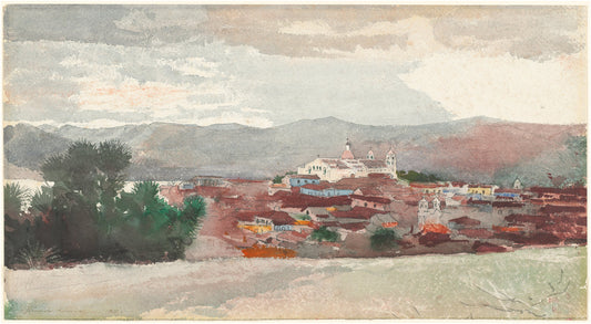 View of Santiago de Cuba by Winslow Homer (American, 1836 - 1910), 16X12"(A3)Poster Print