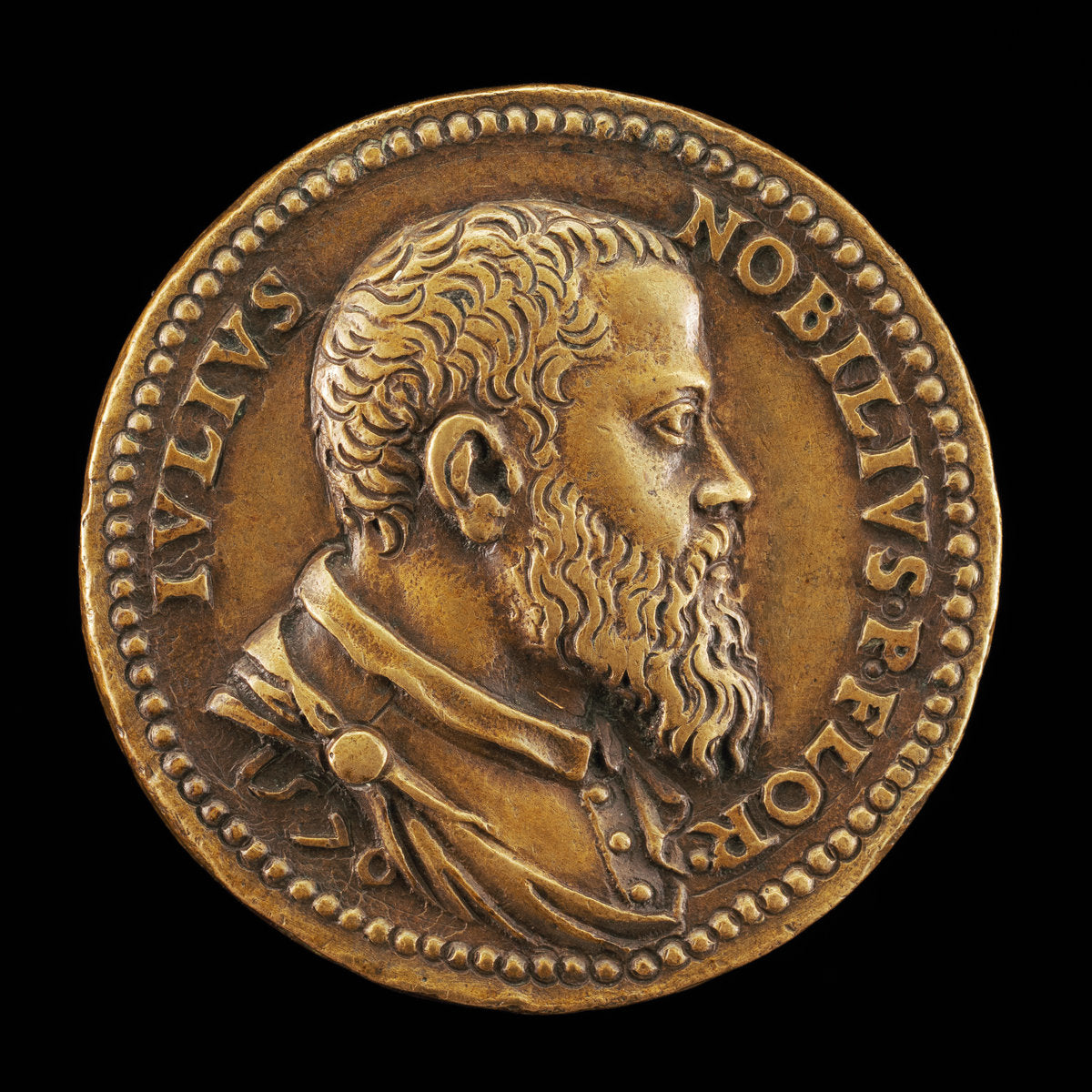 Giulio Nobili, 1537-1612, Florentine Senator [obverse] by Domenico Poggini (Florentine, 1520 - 1590), 16X12"(A3)Poster Print