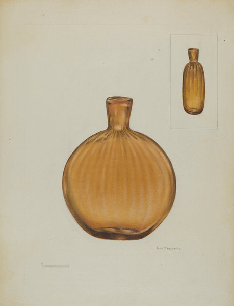 Flask by John Tarantino (American, active c. 1935), 16X12"(A3)Poster Print