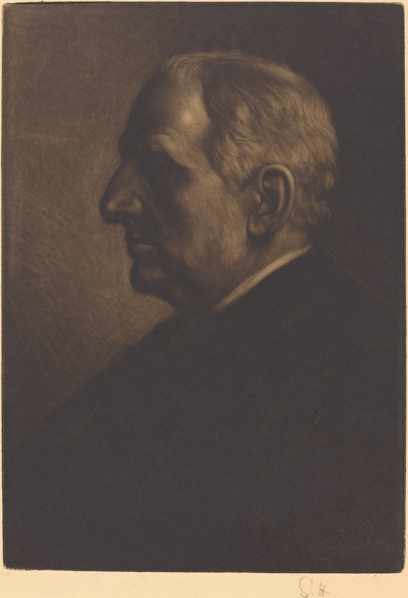 Sir Seymour Haden by Alphonse Legros (French, 1837 - 1911), 16X12"(A3)Poster Print