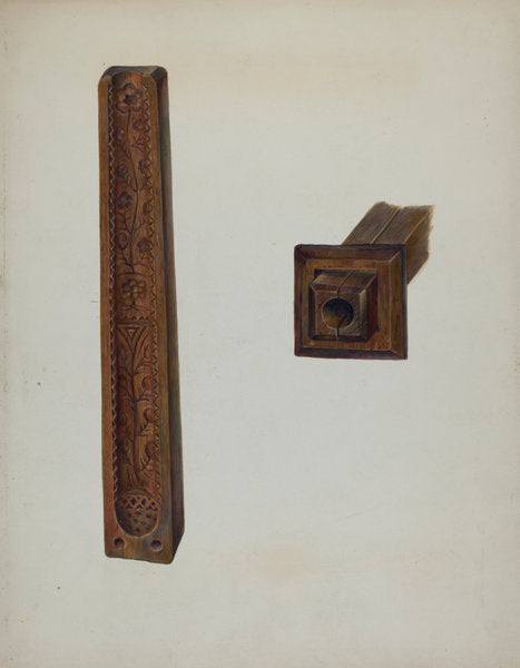 Candle Mold by Walter Hochstrasser (American, active c. 1935), 16X12"(A3)Poster Print