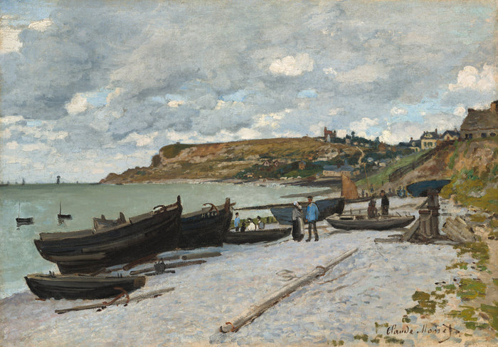 Sainte-Adresse by Claude Monet (French, 1840 - 1926), 16X12