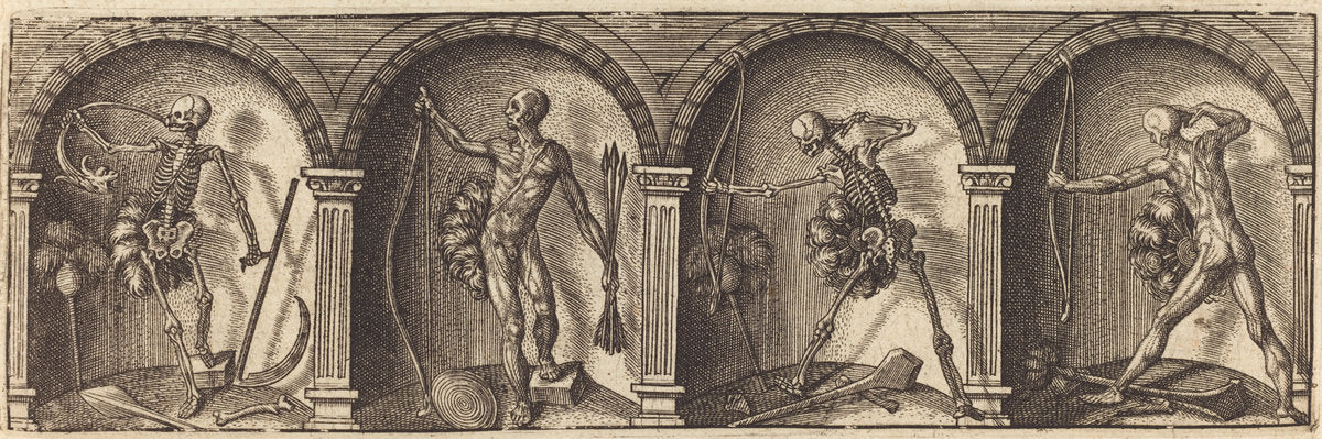 Les divers pourtraicts et figures VII by Master AD (French, active c. 1600), 16X12"(A3)Poster Print