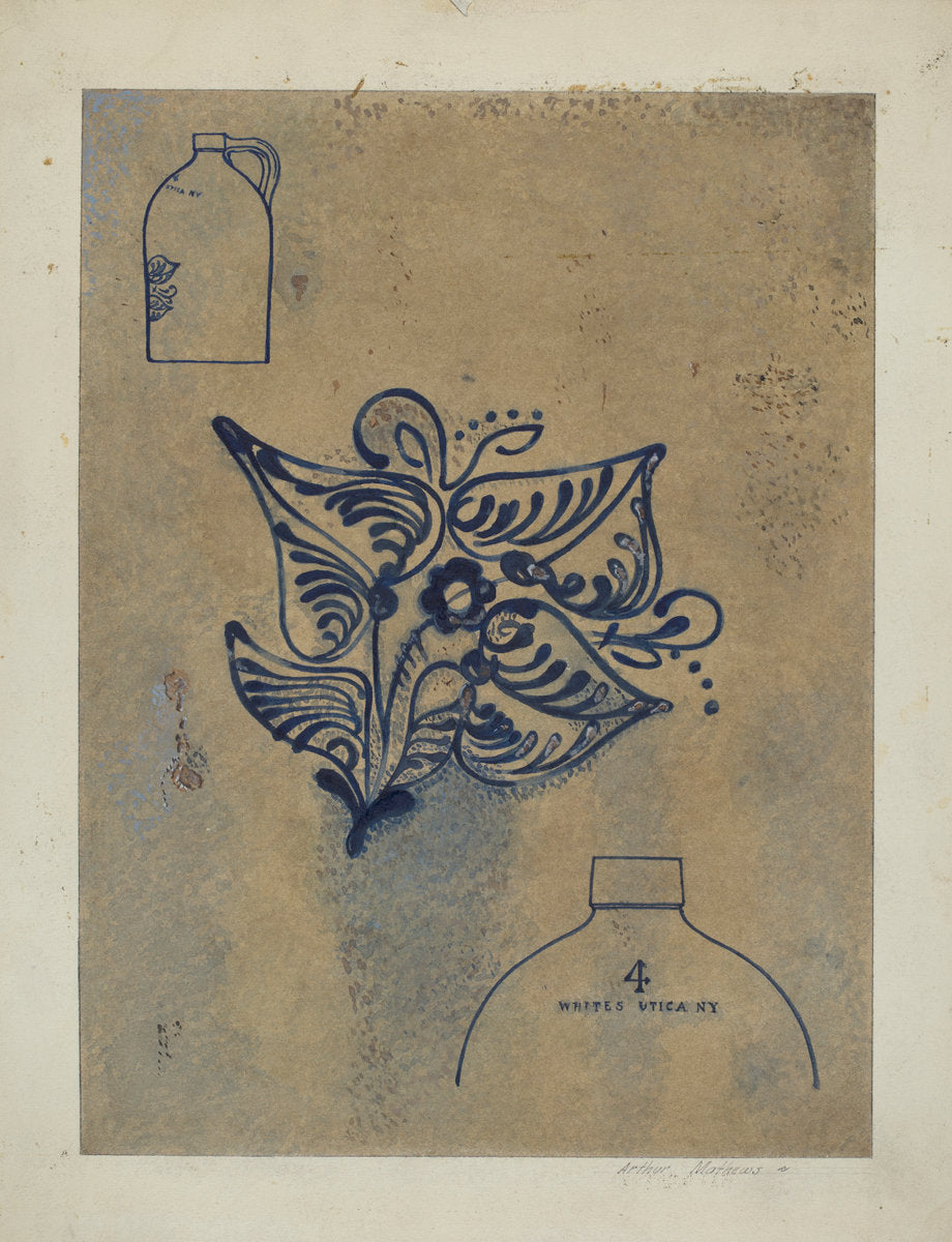 Jug by Arthur Mathews (American, active c. 1935), 16X12"(A3)Poster Print
