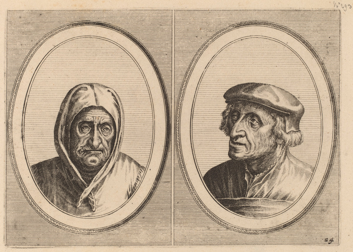 Aecht Sonder-Ziel and "Heertje Al-te-mooy" by Johannes and Lucas van Doetechum after Pieter Bruegel the Elder (Dutch, active 1554/1572; died before 1589), 16X12"(A3)Poster Print