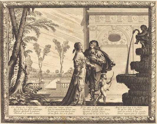 Adolescence by Abraham Bosse (French, 1602 - 1676), 16X12"(A3)Poster Print