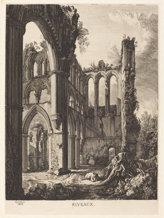 Riveaux by George Cuitt the Younger (British, 1779 - 1854), 16X12"(A3)Poster Print
