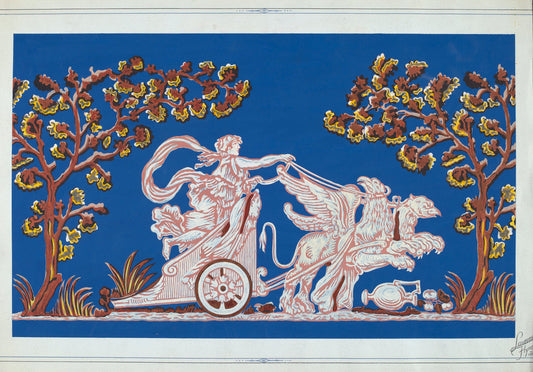 Bandbox Design by Lawrence Flynn (American, 1900 - 1973), 16X12"(A3)Poster Print