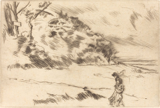 Speke Shore by James McNeill Whistler (American, 1834 - 1903), 16X12"(A3)Poster Print