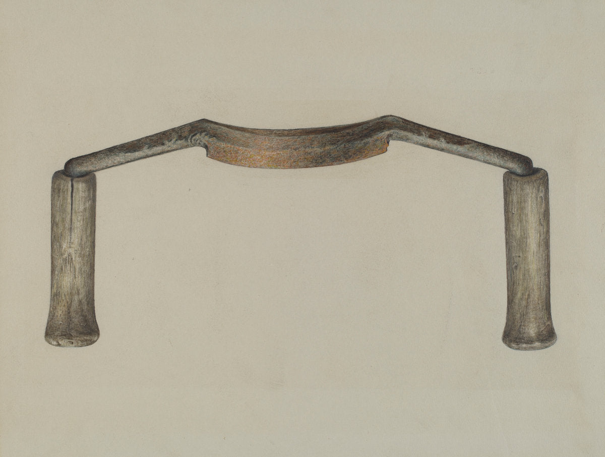Drawknife by George C. Brown (American, active c. 1935), 16X12"(A3)Poster Print