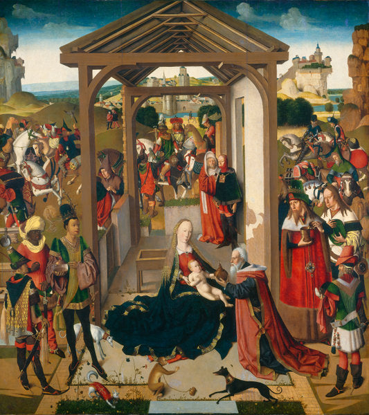 fourth quarter 15th century by North Netherlandish 15th Century (The Adoration of the Magi), 16X12"(A3)Poster Print