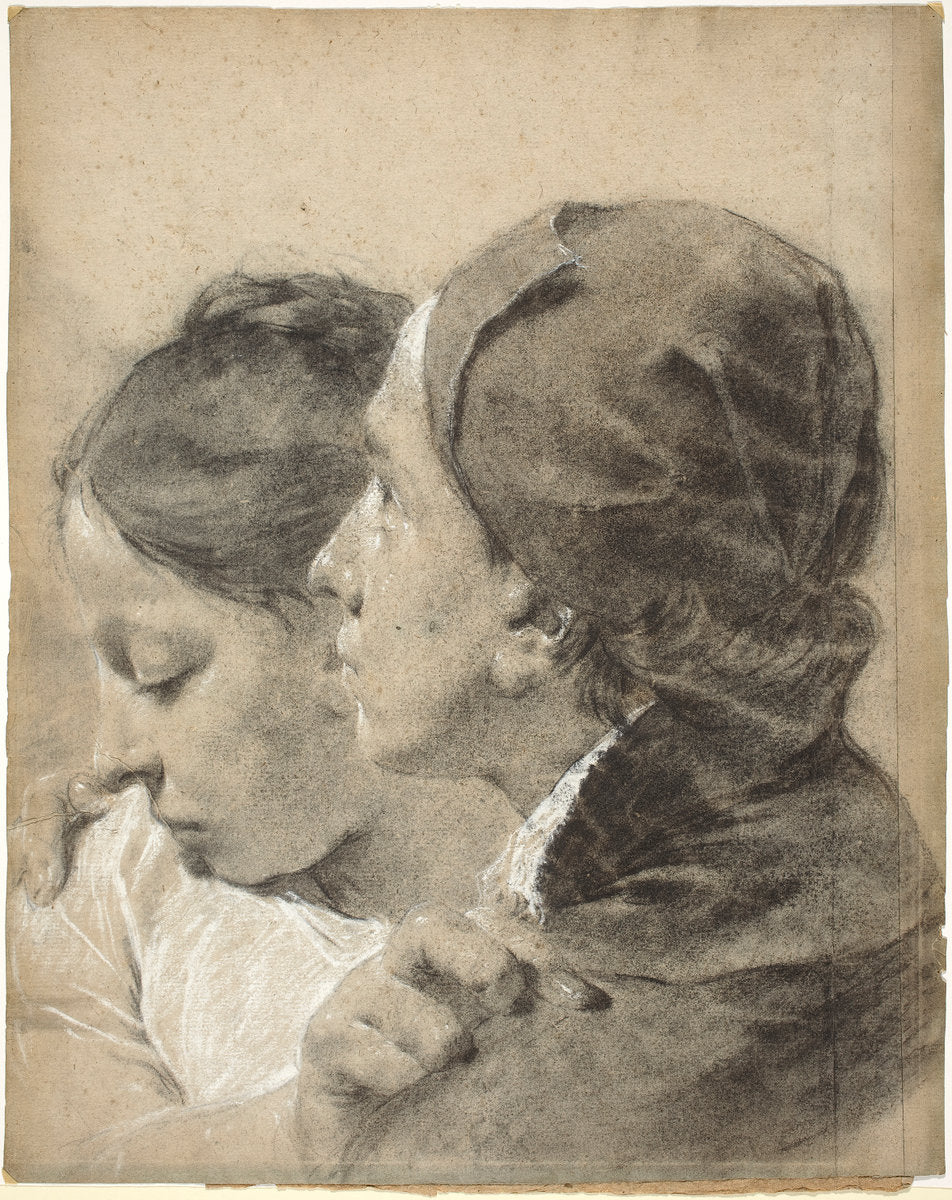 A Young Man Embracing a Girl by Giovanni Battista Piazzetta (1683 - 1754), 16X12"(A3)Poster Print