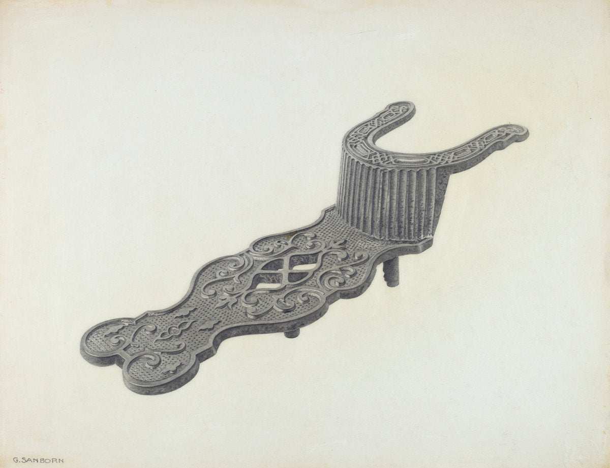 Bootjack by Gordon Sanborn (American, active c. 1935), 16X12"(A3)Poster Print