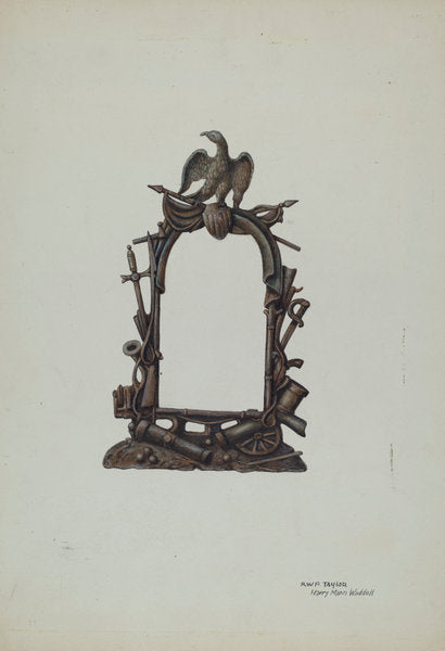 Picture Frame by Robert W.R. Taylor and Harry Mann Waddell (American, active c. 1935), 16X12"(A3)Poster Print