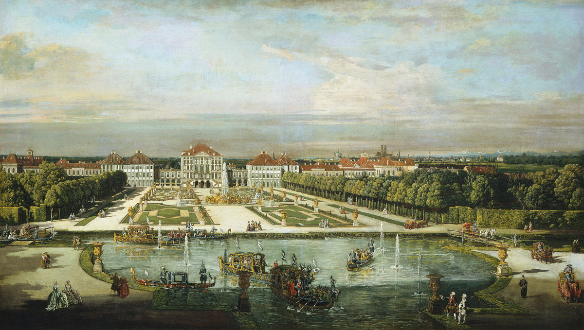 c. 1761 by Bernardo Bellotto and Workshop (Nymphenburg Palace, Munich), 16X12"(A3)Poster Print