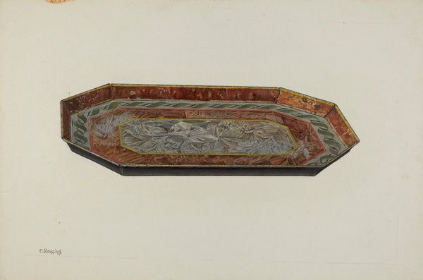 Tray by Charles Henning (American, active c. 1935), 16X12"(A3)Poster Print