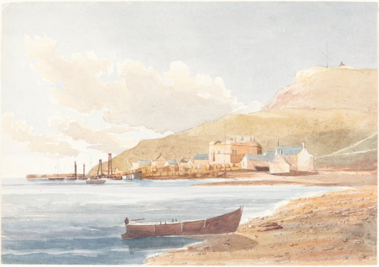 Portland Castle, Dorset by James Bulwer (British, 1794 - 1879), 16X12"(A3)Poster Print