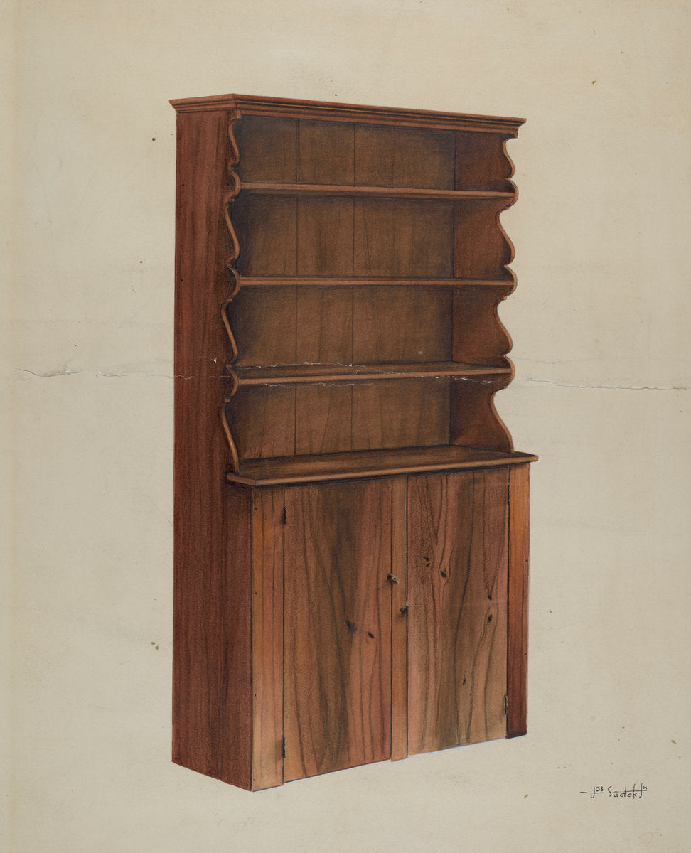 c. 1938 by Joseph Sudek (Kitchen Cupboard), 16X12"(A3)Poster Print