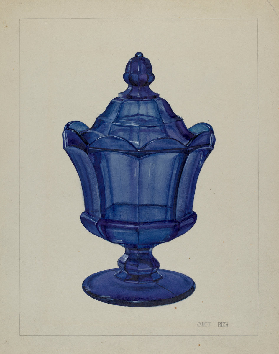 Sugar Bowl by Janet Riza (American, active c. 1935), 16X12"(A3)Poster Print
