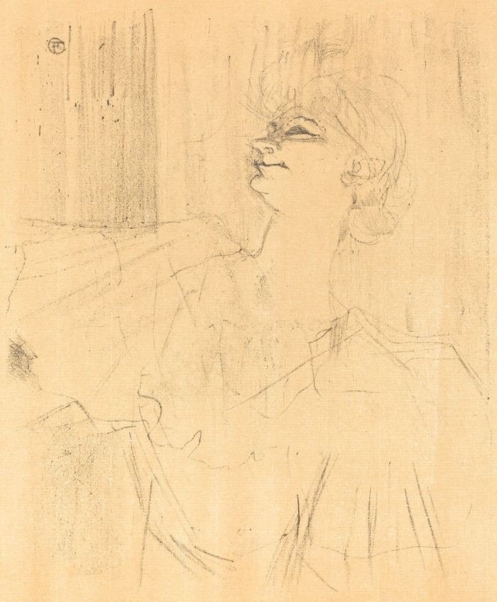 To Menilmontant from Bruant (A Ménilmontant, de Bruant) by Henri de Toulouse-Lautrec (French, 1864 - 1901), 16X12