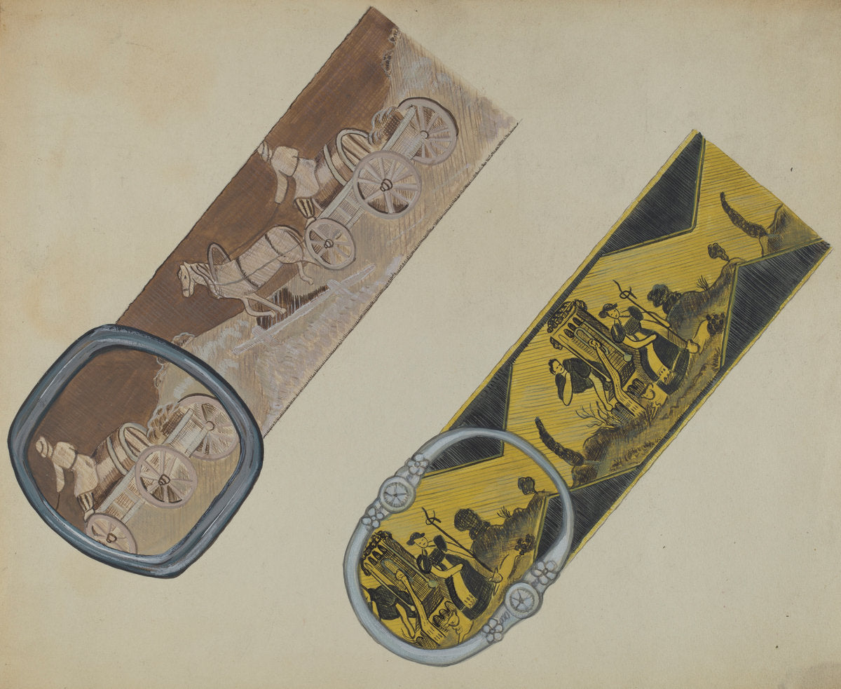 Belts by Gladys Cook (American, active c. 1935), 16X12"(A3)Poster Print