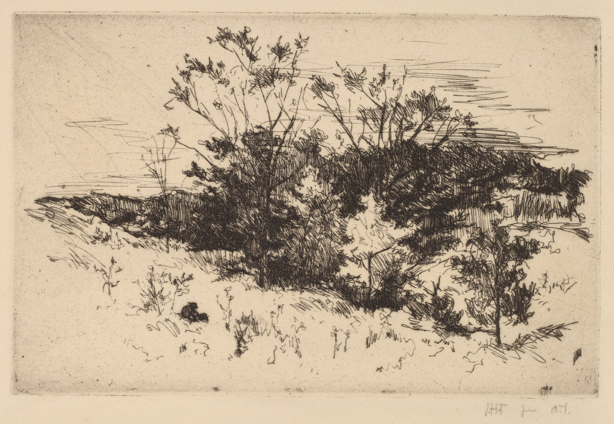 Autumn Avondale by John Henry Twachtman (American, 1853 - 1902), 16X12"(A3)Poster Print