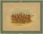 Scalp Dance - Sioux by George Catlin (American, 1796 - 1872), 16X12"(A3)Poster Print