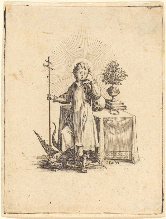 The Young Jesus by Jacques Callot (French, 1592 - 1635), 16X12"(A3)Poster Print