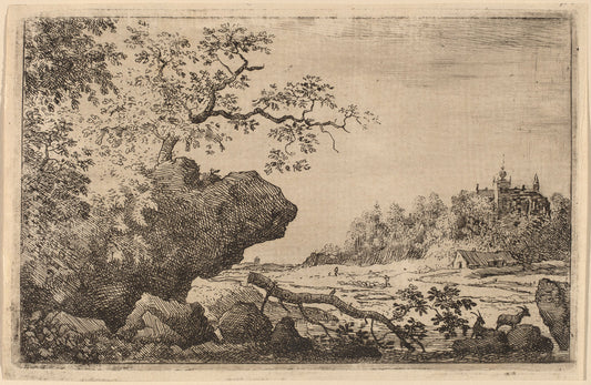 Branch in the Water by Allart van Everdingen (Dutch, 1621 - 1675), 16X12"(A3)Poster Print