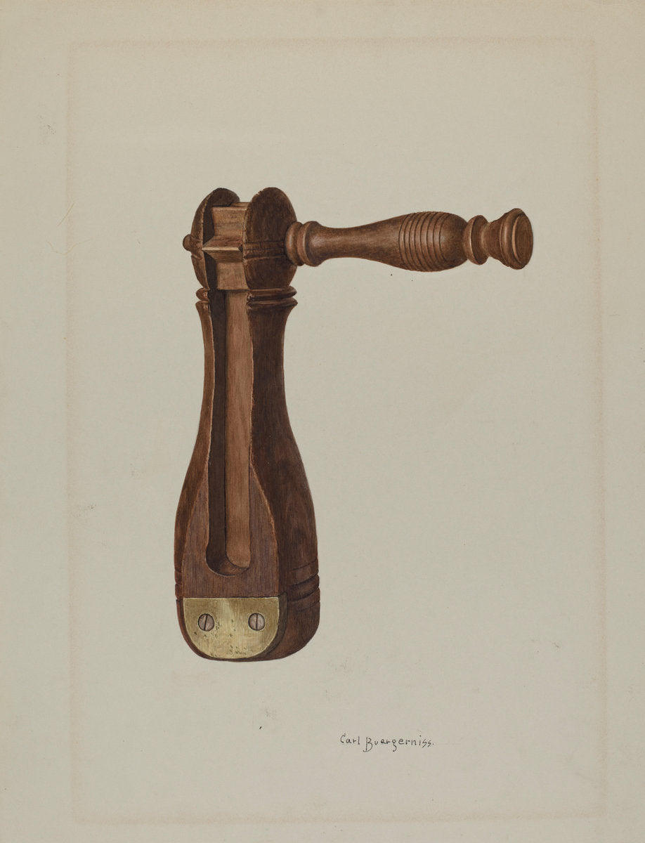 Police Rattle by Carl Buergerniss (American, 1877 - 1956), 16X12"(A3)Poster Print