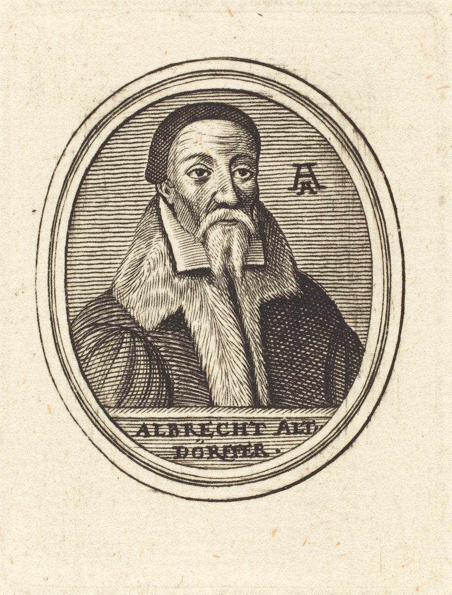 engraving by Unknown 16th Century (Albrecht Altdorfer), 16X12"(A3)Poster Print