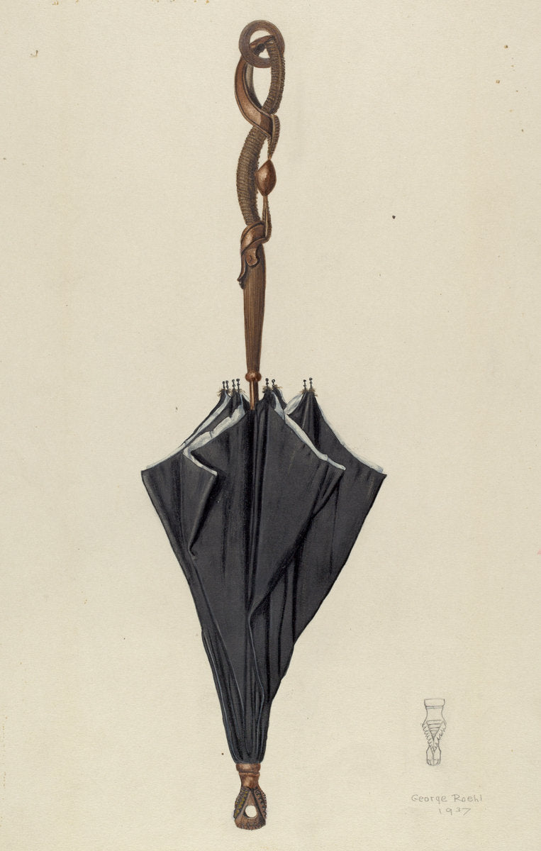 Parasol by George Roehl (American, active c. 1935), 16X12"(A3)Poster Print