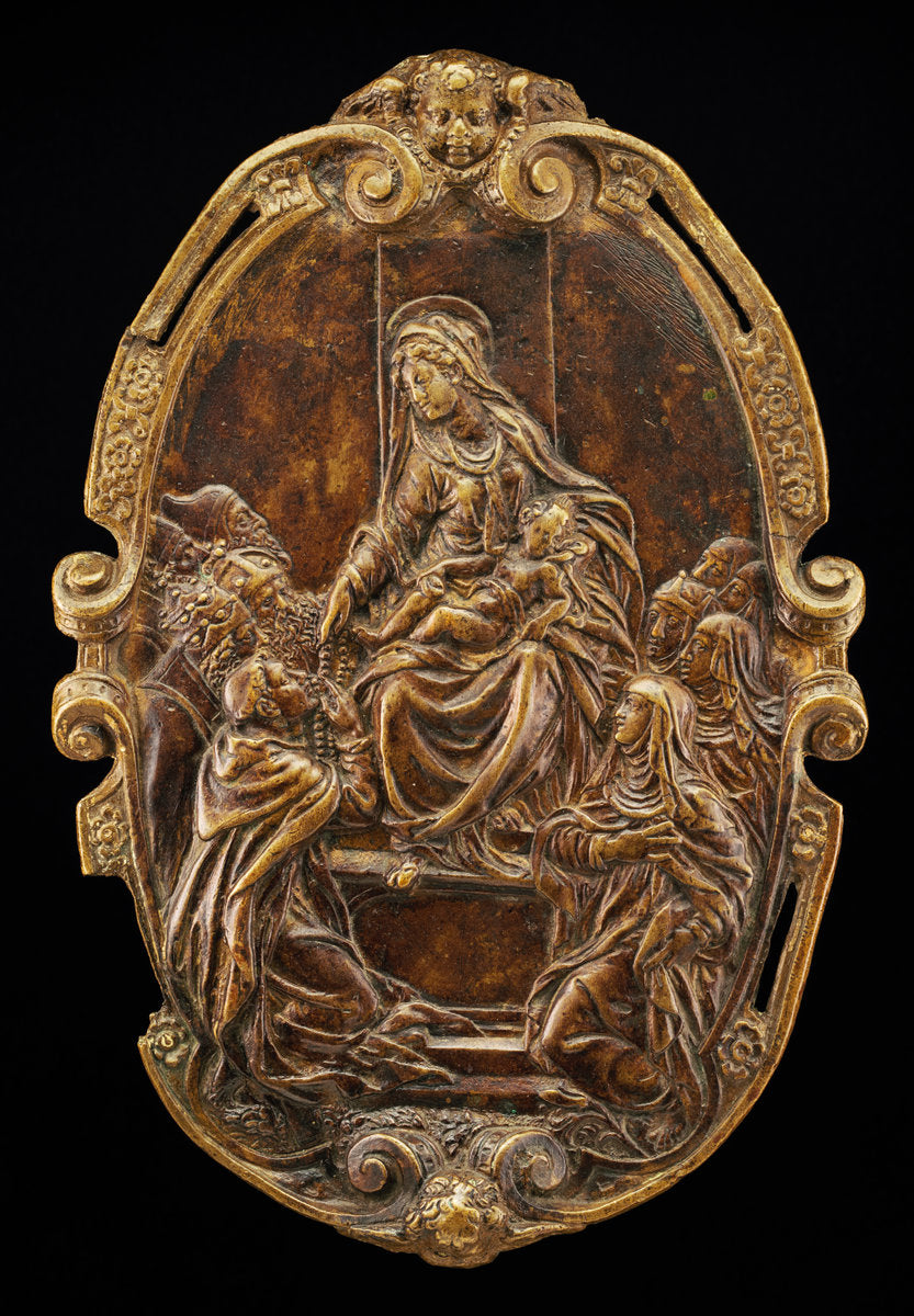 mid 16th century by Style of Jacopo Sansovino (The Madonna of the Rosary), 16X12"(A3)Poster Print