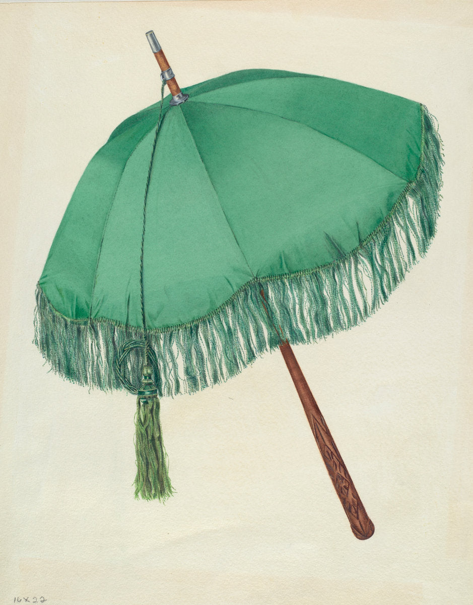 Parasol by Virginia Berge (American, active c. 1935), 16X12"(A3)Poster Print
