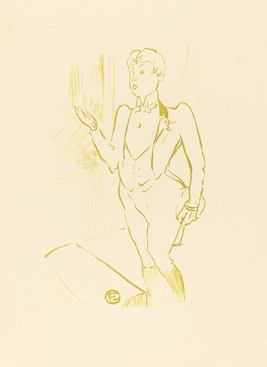 Mary Hamilton by Henri de Toulouse-Lautrec (French, 1864 - 1901), 16X12"(A3)Poster Print