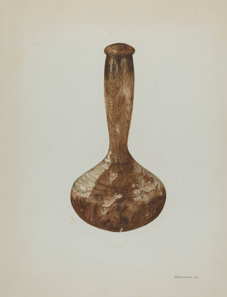 Pestle by Alfonso Moreno (American, active c. 1935), 16X12"(A3)Poster Print