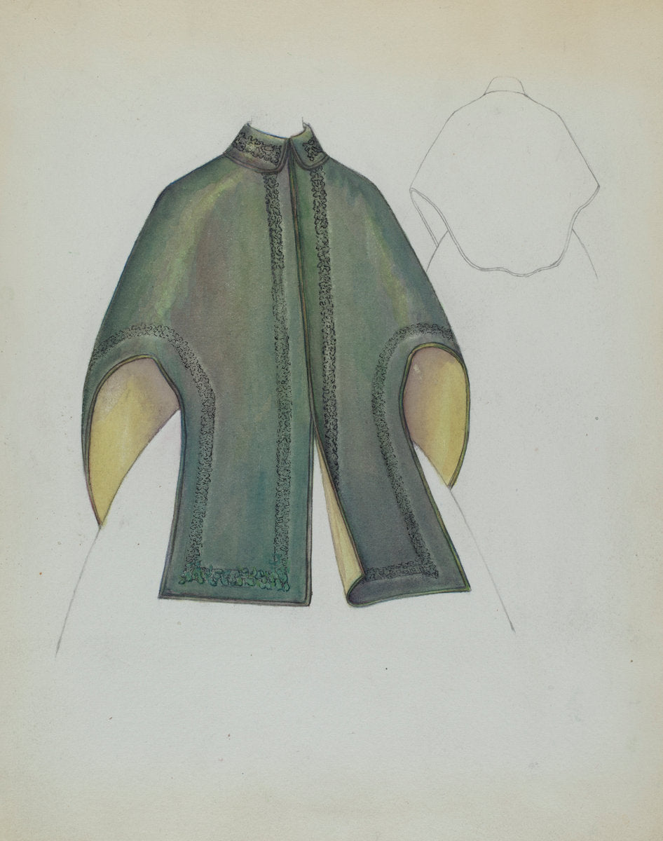 Dolman by Marie Mitchell (American, active c. 1935), 16X12"(A3)Poster Print