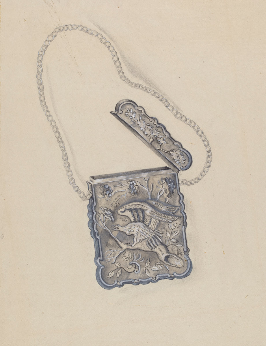 Card Purse by Ella Josephine Sterling (American, active c. 1935), 16X12"(A3)Poster Print